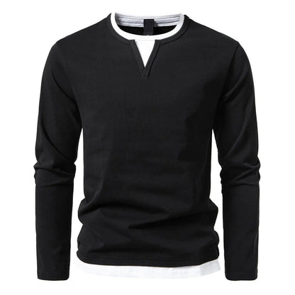 Long Sleeve Henley Tops