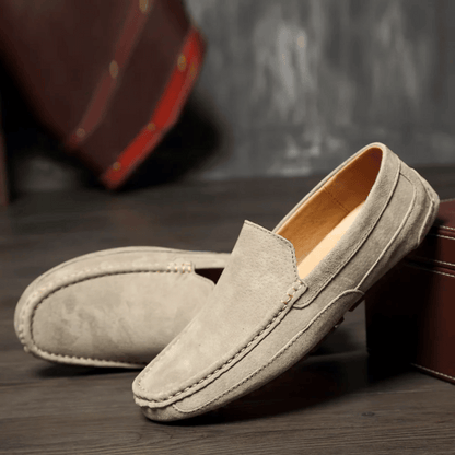Nicolo Roma Suede Loafers