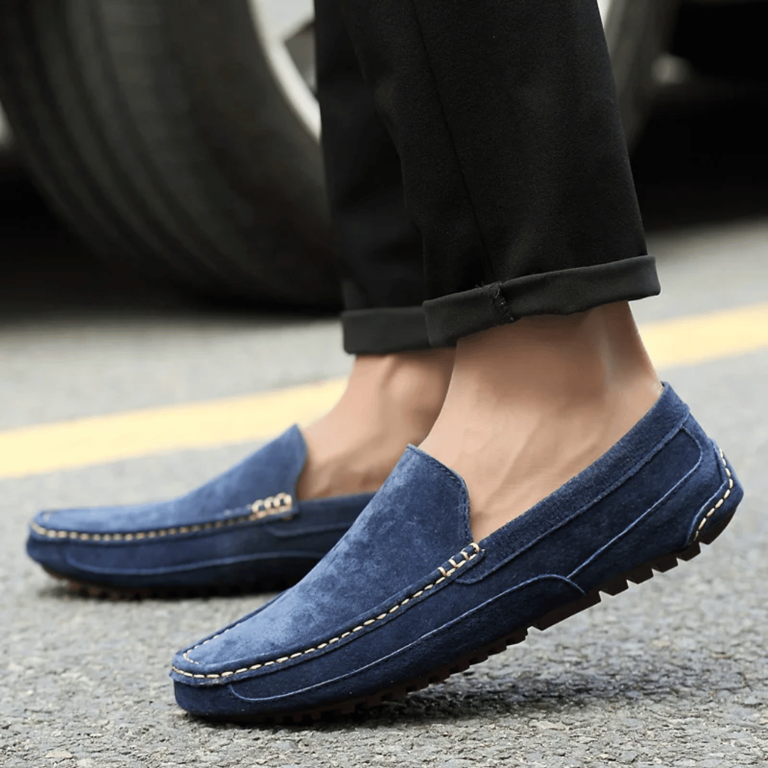 Nicolo Roma Suede Loafers