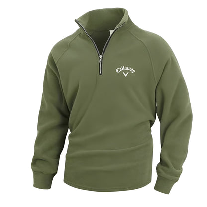 Callaway Heritage Cotton Half Zip Jumper