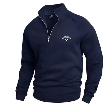 Callaway Heritage Cotton Half Zip Jumper