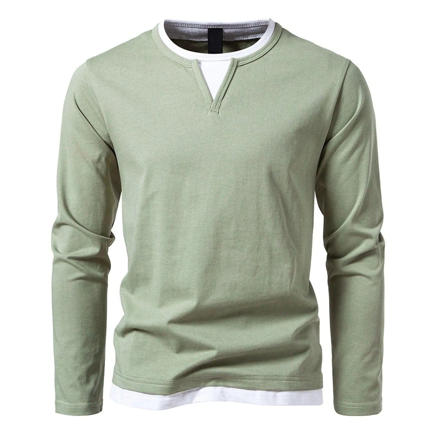 Long Sleeve Henley Tops