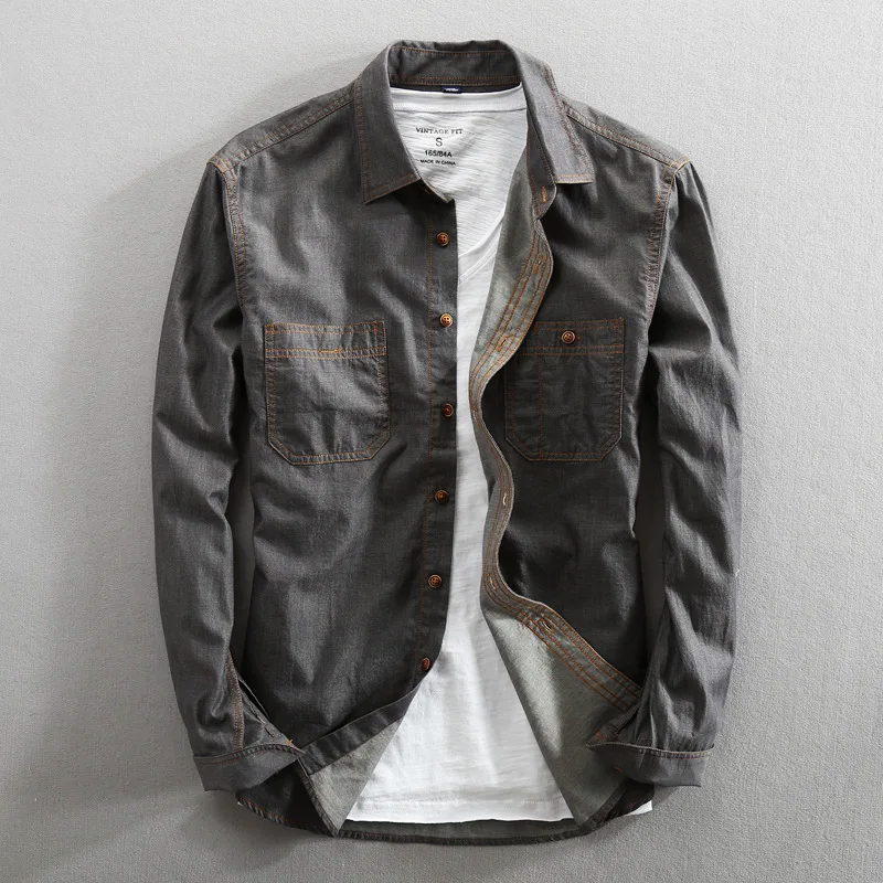 Shigoto Cotton Long Sleeve Shirt