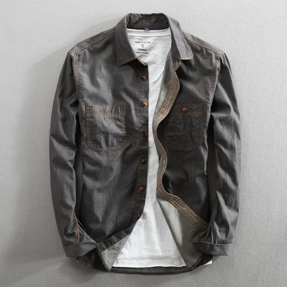 Shigoto Cotton Long Sleeve Shirt