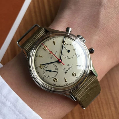 Seagull 1963 ZI ZUAN Retro Pilot Chronograph – Limited Edition