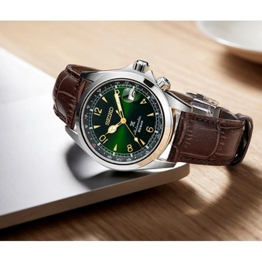 OMG Emerald Classic Leather Watch