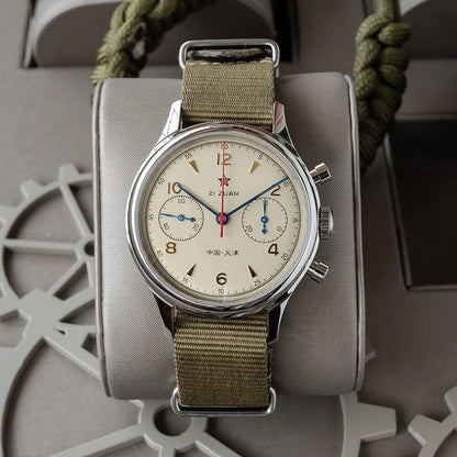 Seagull 1963 ZI ZUAN Retro Pilot Chronograph – Limited Edition