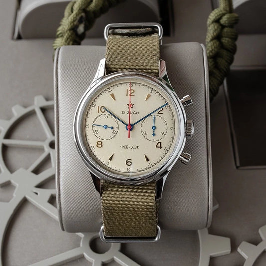 Seagull 1963 ZI ZUAN Retro Pilot Chronograph – Limited Edition