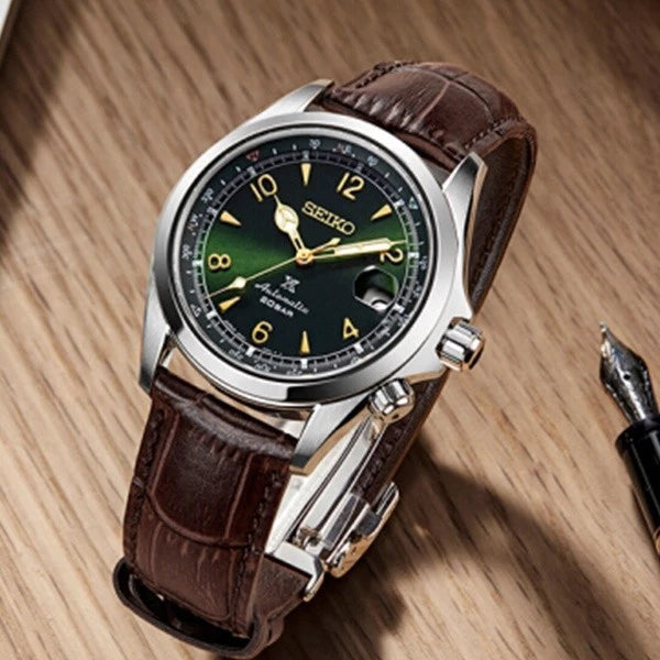 OMG Emerald Classic Leather Watch