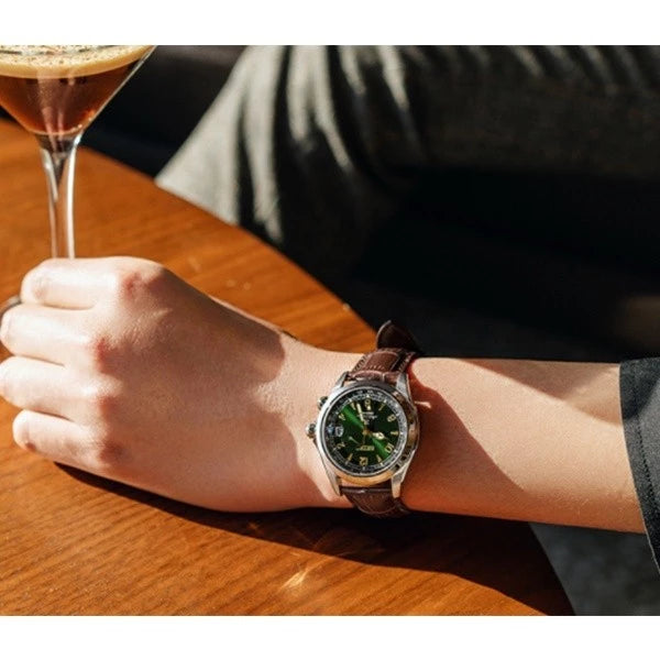 OMG Emerald Classic Leather Watch